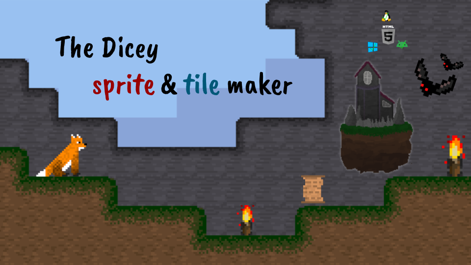 The Dicey Sprite & Tile Maker
